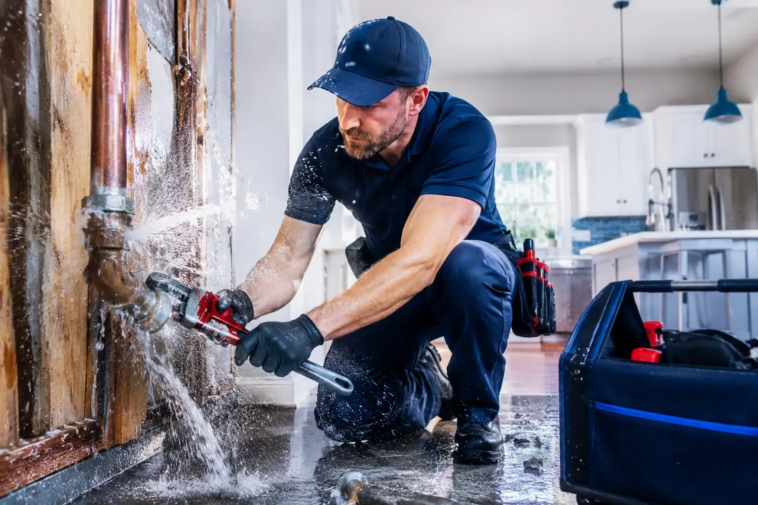 Local emergency pipe repair professionals in Holcomb, KS